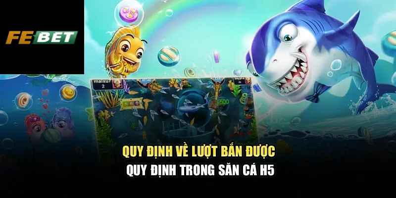 Quy định về lượt bắn được quy định trong săn cá H5